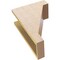 Ekena Millwork 6"W x 12"D x 18"H Classic Burlington Rough Cedar Woodgrain TimberThane Corbel, Primed Tan CORUR06X12X18BURRCPR - alternate 4